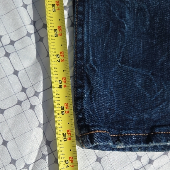 True Craft Men's Dark Blue Denim Jeans - Picture 8 of 10